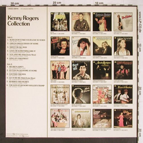 Rogers,Kenny: Collection, MFP(1A022-58094), NL, 1980 - LP - Y9251 - 5,00 Euro