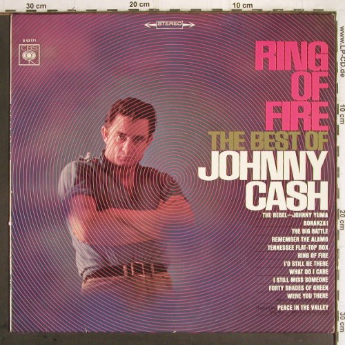 Cash,Johnny: Ring Of Fire - The Best Of, CBS (S 62171), D, 1969 Typ: LP Best.-Nr.: Y9676 Preis: 12,50 Euro