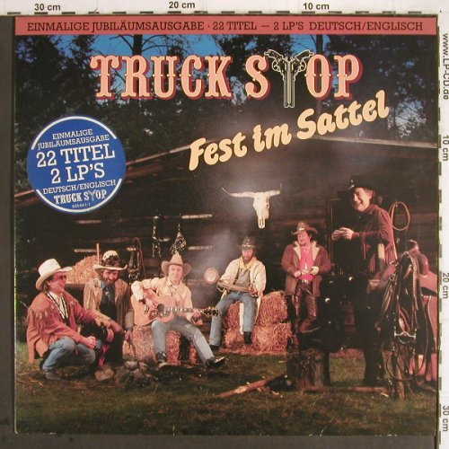 Truck Stop: Fest Im Sattel,(deut/engl),Club Ed., Metronome(835 641-1), D, 1988 - 2LP - Y9768 - 7,50 Euro