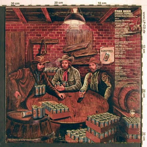 Free Beer: Highway Robbery, RCA (APL1-1733), US, co, 1976 Typ: LP Best.-Nr.: Y9994 Preis: 7,50 Euro