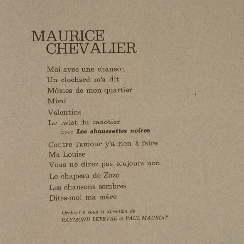 Chevalier,Maurice: Album, Foc, Barclay(80 176), F,  - LP - E5884 - 7,50 Euro