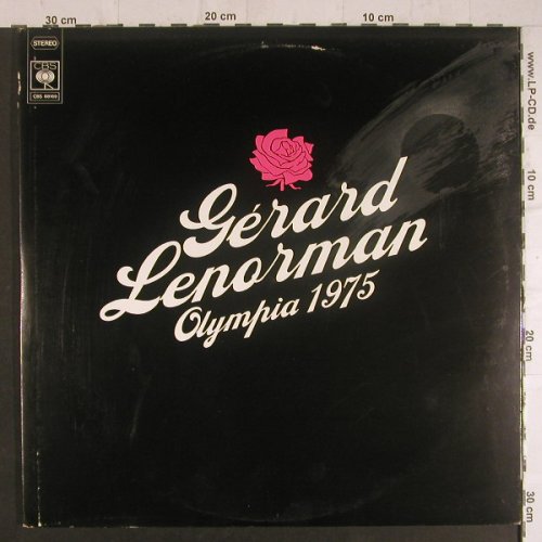 Lenorman,Gerard: Olympia 1975, Foc, m /vg+, CBS(88 169), NL, 1975 - 2LP - F6161 - 6,00 Euro