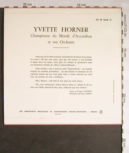 Horner,Yvette  e.s.Ensemble Musette: Championne du Monde..., Pathe(33 ST 1008), F,  - 10inch - H172 - 9,00 Euro