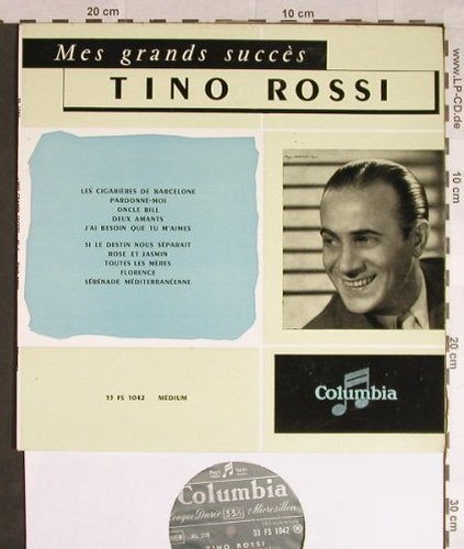 Rossi,Tino: Mes grands succés, Columbia(33 FS 1042), F,  - 10inch - H181 - 9,00 Euro