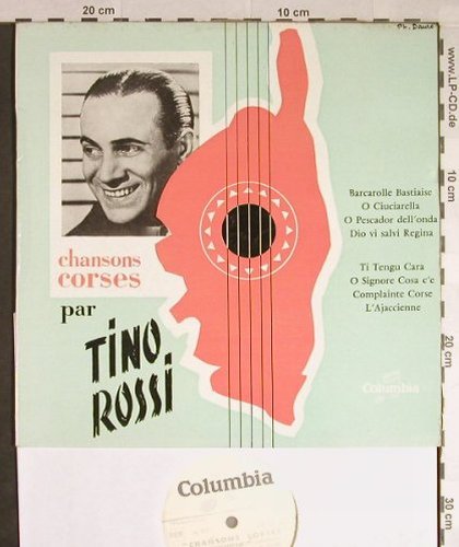 Rossi,Tino: Chansons corses par, Columbia(FJ 503), F,  - 10inch - H182 - 9,00 Euro