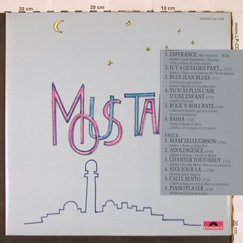 Moustaki,Georges: Same, Foc, Polydor(2417 319), D, 1977 - LP - H3162 - 7,50 Euro