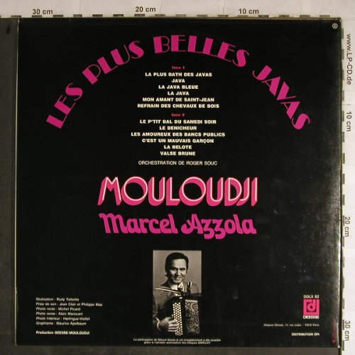 Mouloudji: Les Plus Belles Javas,Marcel Azzola, Deesse, Foc(DDLX 82), F, vg+/m-,  - LP - H9028 - 5,00 Euro