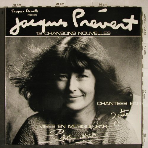 Prevert,Jacqoues / Sebastian Maroto: 12 Chansons Novelles, Foc, Jacqoues Canetti(48 862), F, 1975 - LP - H9390 - 12,50 Euro