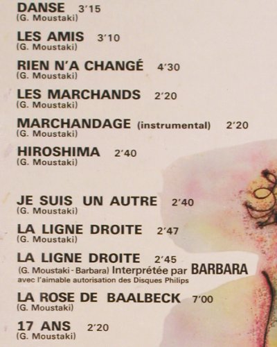 Moustaki,Georges: Moustaki, Polydor(2393 048), D, 1972 - LP - V1374 - 7,50 Euro