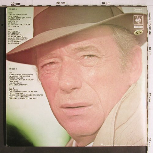 Montand,Yves: Dans son Dernier"one man show",Foc, CBS(67 281), F, 1972 - 2LP - V1386 - 12,50 Euro