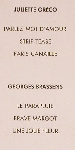 V.A.So singt Paris: Greco, Brassens, Piaf, Montand, Philips, DSC(6567), D, Mono,  - LP - V1454 - 5,00 Euro