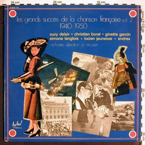 V.A.Les Grands Succes de la Chanson: Francaise Vol.2, 1940-1950, Foc, Festival(ALBUM 157), F,  - 2LP - V1490 - 6,00 Euro