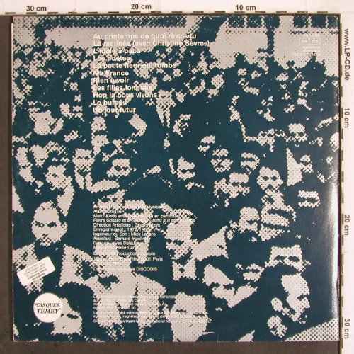 Ferrat,Jean: 1968-69, (8),Foc, Disques Temey (598.008), F, Ri, 1980 Typ: LP Best.-Nr.: V27 Preis: 7,50 Euro