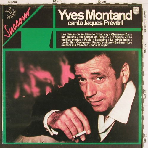 Montand,Yves: Canta Jaques Prvert (1962), Philips(9279 039), I, Ri,  - LP - V323 - 6,00 Euro