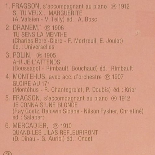 V.A.La Fete du Caf' Conc': 1900-1925,Fragson... Lucien Boyer, Pathe(C 150-15370/71), F, 1978 - 2LP - V345 - 9,00 Euro