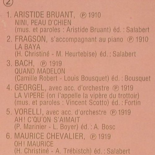 V.A.La Fete du Caf' Conc': 1900-1925,Fragson... Lucien Boyer, Pathe(C 150-15370/71), F, 1978 - 2LP - V345 - 9,00 Euro