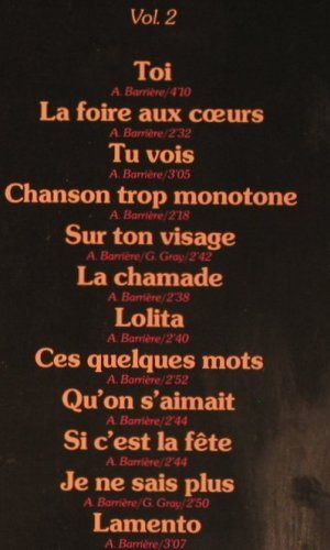 Barriere,Alain: Same, Foc, m-/vg+, Barclay (80.911/912), F Typ: 2LP Best.-Nr.: V354 Preis: 7,50 Euro