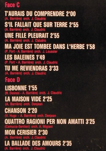 Barriere,Alain: Vol.2, Foc, RCA International (FJL2 7206), F, 1976 Typ: 2LP Best.-Nr.: V355 Preis: 7,50 Euro