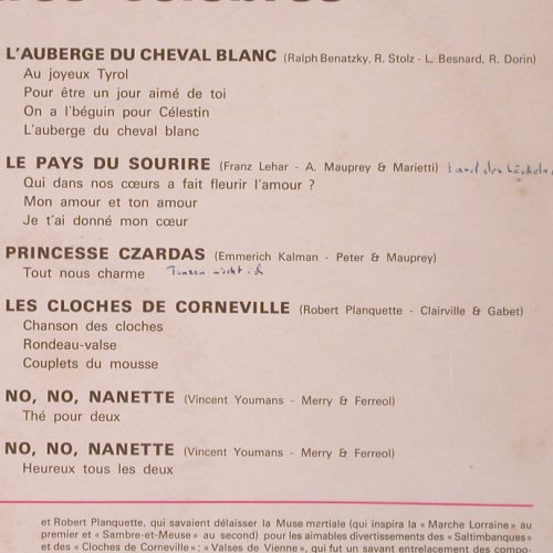 Horner,Yvette: Operettes tres Celebres, m-/vg+, Pathe (SPTX 140390), F Typ: LP Best.-Nr.: V359 Preis: 7,50 Euro