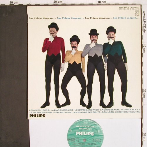 Les Freres Jacques: Same (No.8), Booklet, Philips (B 76.527 R), F, Mono, 1961 Typ: 10" Best.-Nr.: V384 Preis: 7,50 Euro