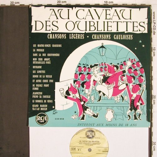 Patrick,Michelle /  Mirelle Murger: Au Caveau des Oubliettes, signiert, RCA(130.050), F,  - 10inch - V385 - 9,00 Euro