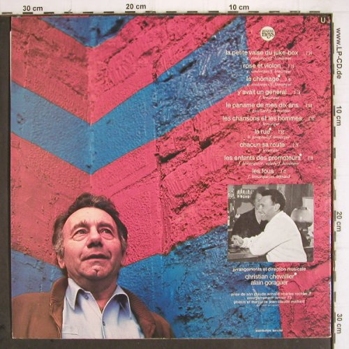 Lemarque,Francis: Same-La Petite Valse du Juke-Box, Disques Meys,stoc (30.011 U), F, Mono, 1973 Typ: LP Best.-Nr.: V399 Preis: 9,00 Euro