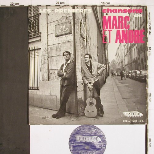 Marc et Andre: Chansons de, Pacific(LPD-A 1.288-Std), F, 1961 - 10inch - V402 - 9,00 Euro