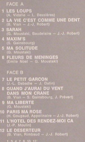 Reggiani,Serge: Same ( Les Loups..), Jacques Canetti/Polydor(184 139), D, 1967 - LP - V407 - 7,50 Euro