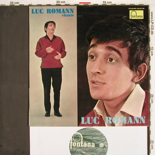 Romann,Luc: Chante..., m-/vg+, Fontana(660.265 MR), F, 1962 - 10inch - V431 - 9,00 Euro