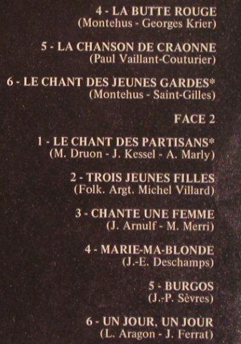Ogeret,Marc: Chansons de rvolte et d'espoir.., Vogue(LDM 30.215), F, 1973 - LP - V439 - 7,50 Euro