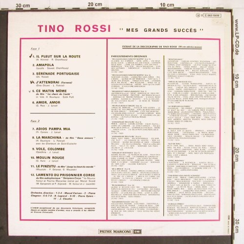 Rossi,Tino: Mes grands succs, Columbia(2C 062-15.616), F, woc,  - LP - V451 - 9,00 Euro