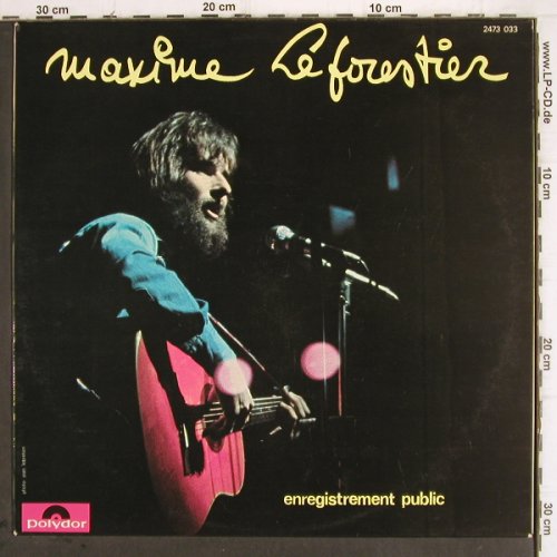 Le Forestier,Maxime: Enregistrement Public, Polydor (2473 033), F, 1974 Typ: LP Best.-Nr.: V457 Preis: 6,00 Euro