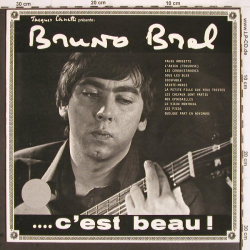 Brel,Bruno: ...c'est beau !, Vol.1, Publicis-Musique (48.903), F, 1977 Typ: LP Best.-Nr.: V475 Preis: 7,50 Euro