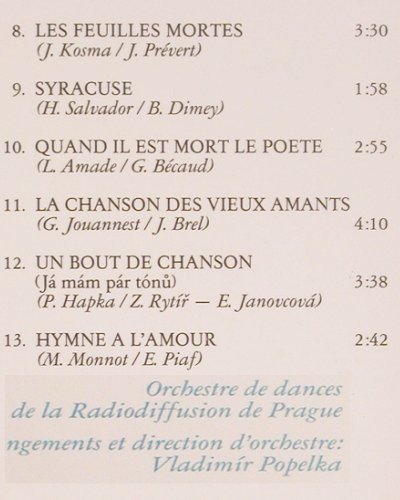 Novotna,Eva: Le Grandes Chansons avec, Panton(81 13 0573), CZ, 1986 - LP - V507 - 7,50 Euro