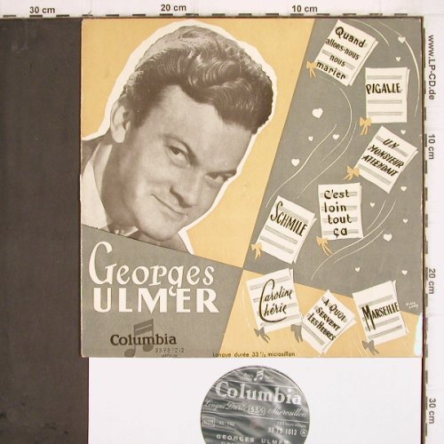 Ulmer,Georges: Same ( Quand allons.nous marier), Columbia(33 FS 1012), F, stoc, 1954 - 10inch - V532 - 9,00 Euro