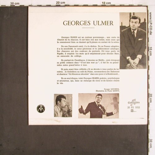 Ulmer,Georges: Same ( Quand allons.nous marier), Columbia(33 FS 1012), F, stoc, 1954 - 10inch - V532 - 9,00 Euro