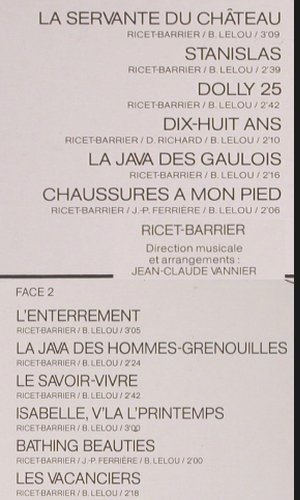 Ricet-Barrier: Same (La Servante Du Chateau), Barclay(950.081), F, m-/vg+, 1976 - LP - V534 - 5,00 Euro