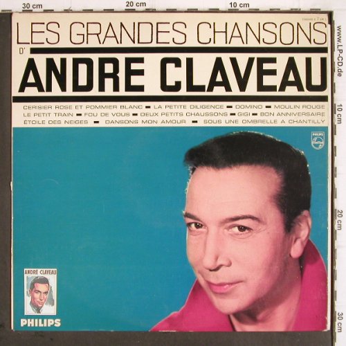 Claveau,Andre: Les Grandes Chansons, m-/vg+, Philips (B 77.948), F, stoc, 1966 Typ: LP Best.-Nr.: V535 Preis: 7,50 Euro