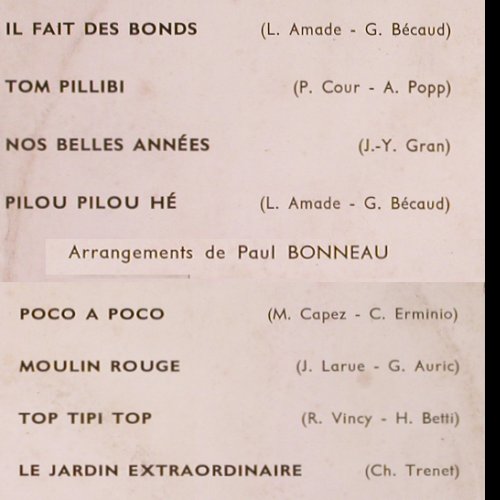 Les Djinns: elles sont 60 - Paul Bonneau Orch., Ducretet Thomson (260 V 112), F,vg+/vg+, 1960 Typ: 10" Best.-Nr.: V633 Preis: 5,00 Euro