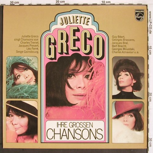 Greco,Juliette: Ihre grossen Chansons, Foc, Philips (6620 035), D Typ: 2LP Best.-Nr.: V656 Preis: 12,50 Euro