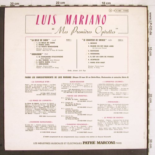 Mariano,Luis: Mes Premieres Operettes,+Collage, La Voix De Son Maitre(C 062-11499), F, woc, 1971 - LP - V666 - 7,50 Euro