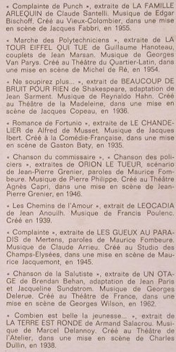 Marc et Andre: Chansons pour le Theatre, Disques Ades(16.025), F,  - LP - V705 - 7,50 Euro