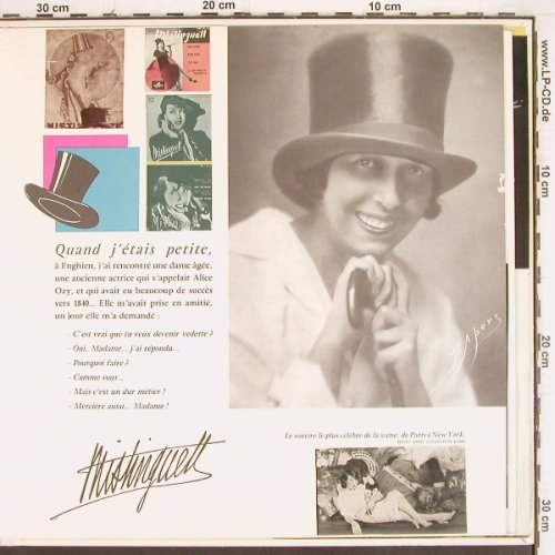 Mistinguett: Chante Paris, Foc,woc, Stoc-Collage, Vega (white)(V 30 X 880), F,hist rec, 1961 - LP - V70 - 15,00 Euro