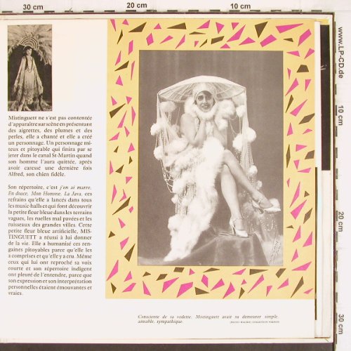 Mistinguett: Chante Paris, Foc,woc, Stoc-Collage, Vega (white)(V 30 X 880), F,hist rec, 1961 - LP - V70 - 15,00 Euro