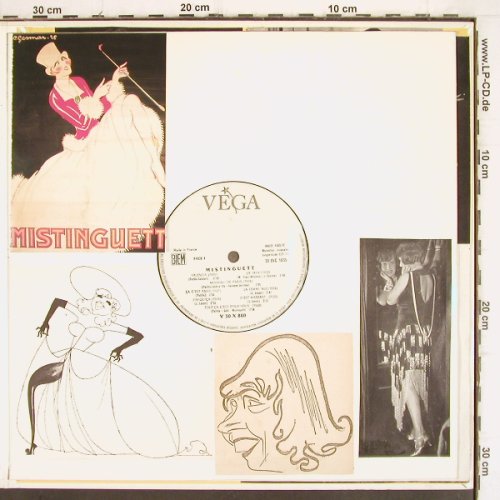 Mistinguett: Chante Paris, Foc,woc, Stoc-Collage, Vega (white)(V 30 X 880), F,hist rec, 1961 - LP - V70 - 15,00 Euro