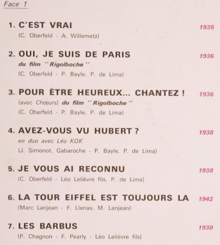 Mistinguett: Du Cafe'conc'au Music-Hall No.17, EMI Columbia(C 054-15291), F, Mono,  - LP - V72 - 12,50 Euro