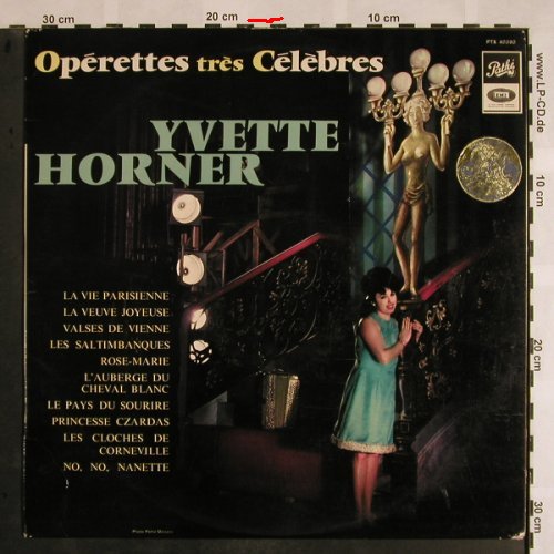 Horner,Yvette: Operettes tres Celebres, vg+/vg+, Pathe(SPTX 140390), F,  - LP - X1098 - 7,50 Euro