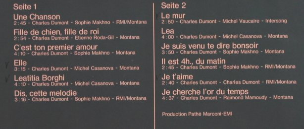 Dumont,Charles: Same, vg+/vg+, Ariola(202 396-320), D, 1980 - LP - X1103 - 6,00 Euro