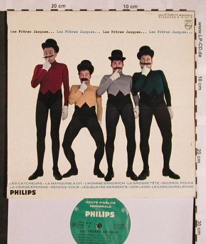 Les Freres Jacques: Same (No.8), Booklet, Philips(B 76.527 R), F, Mono,  - 10inch - X1132 - 9,00 Euro