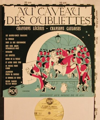 Patrick,M. /  Mirelle Murger: Au Caveau des Oubliettes, signiert, RCA(130.050), F,  - 10inch - X1134 - 14,00 Euro